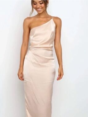 Petal & Pup Tienna Dress in Champagne
